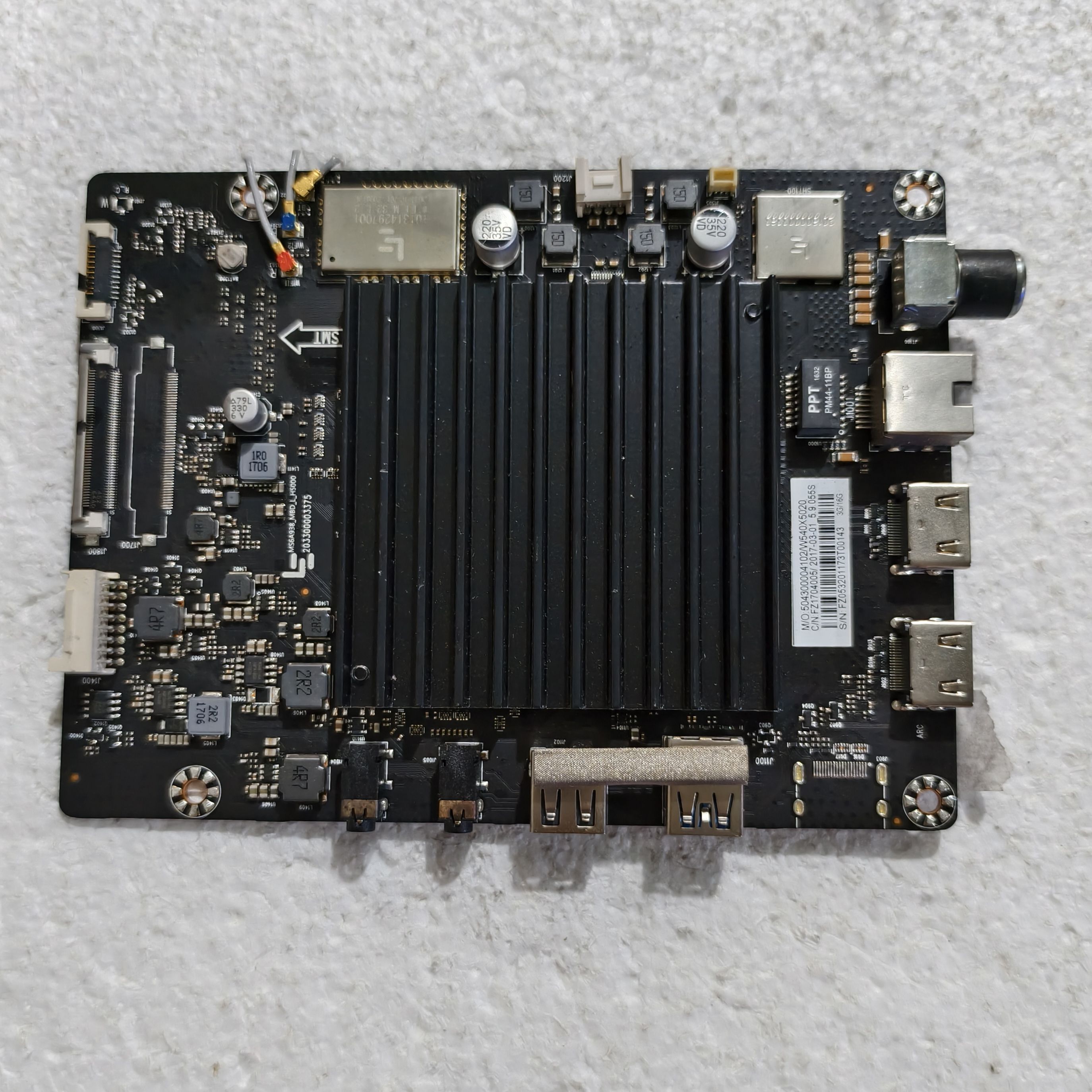 原装乐视D434FCNN主板MS6A938-MBD-L-H5000配屏ST4251B01-1测试好