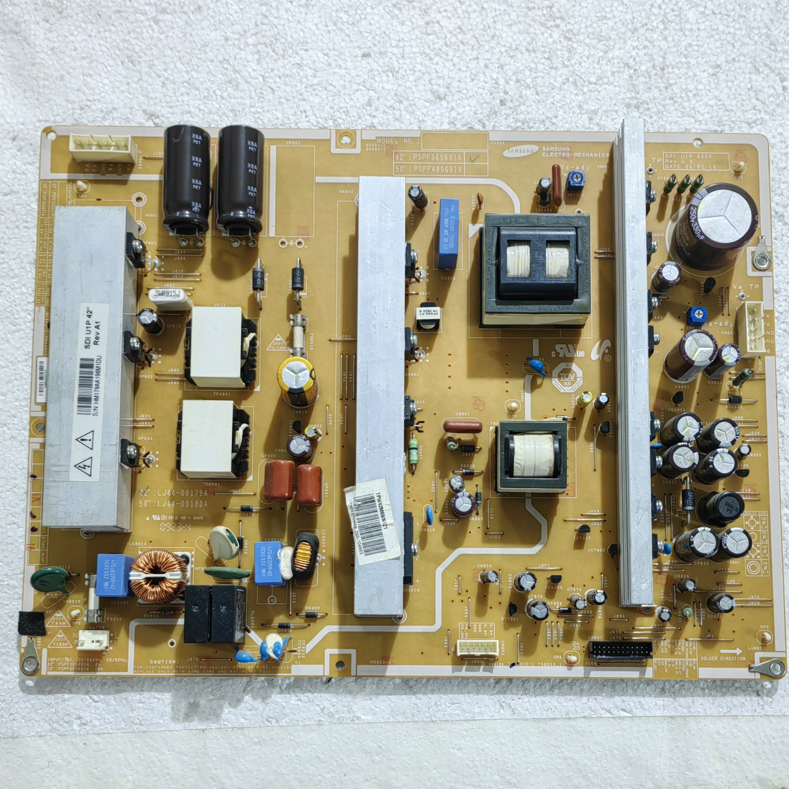 成色新海信TPW42M69/长虹PT42618NHD等离子电源板LJ44-00179A测好