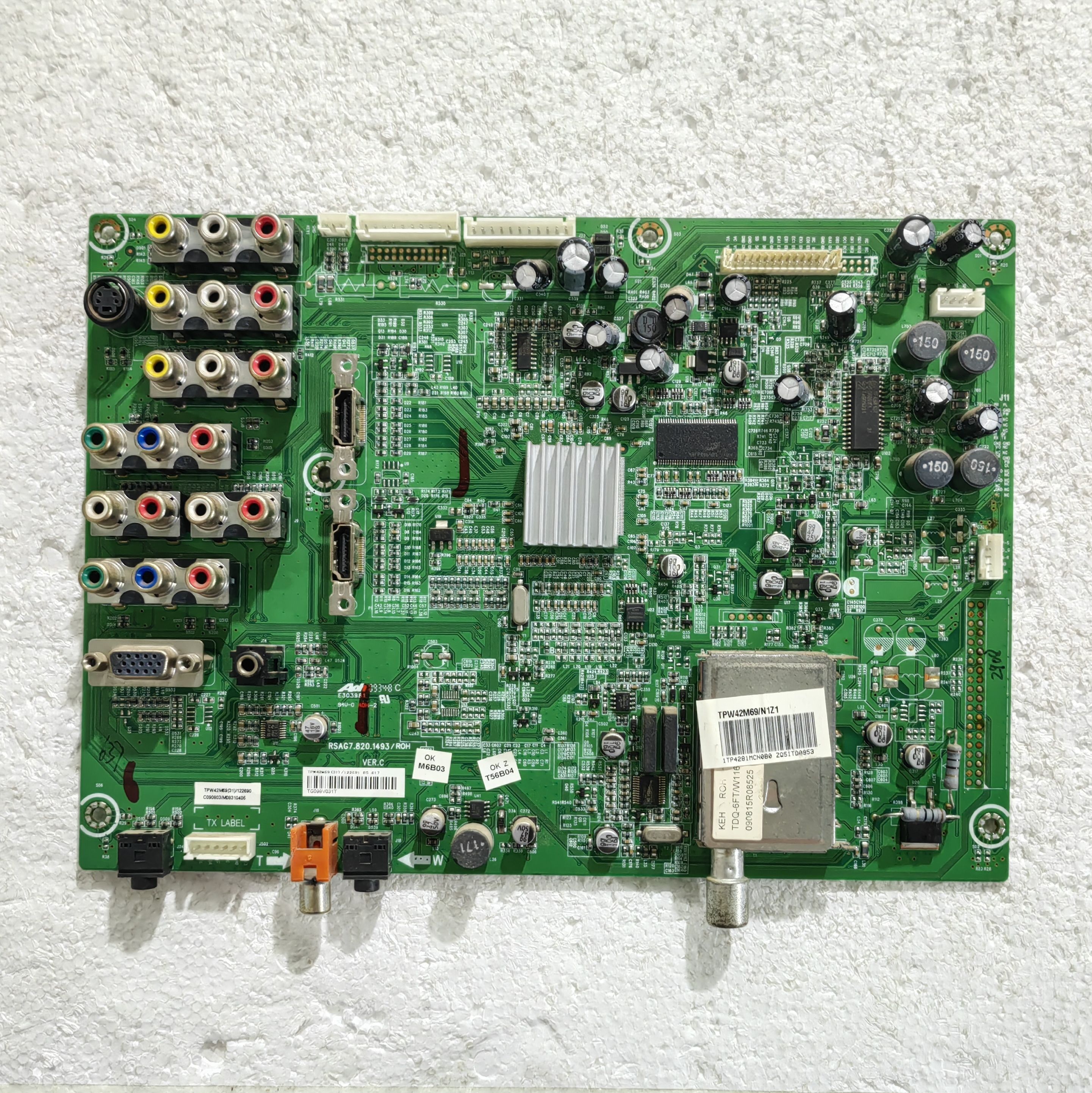 原装海信TPW42M69等离子电视主板RSAG7.820.1493屏S42AX-YD11测好