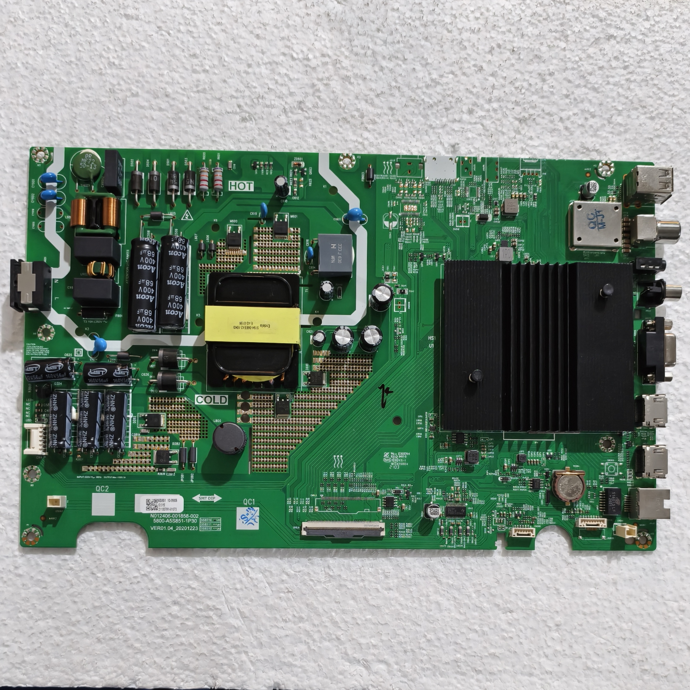 九成新原装创维50B30主板5800-A5S851-1P30配屏RDL500WY PN0-00E