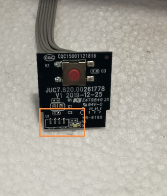 原装长虹65D4PS/55D4P液晶电视开关按键接收板JUC7.820.00261778