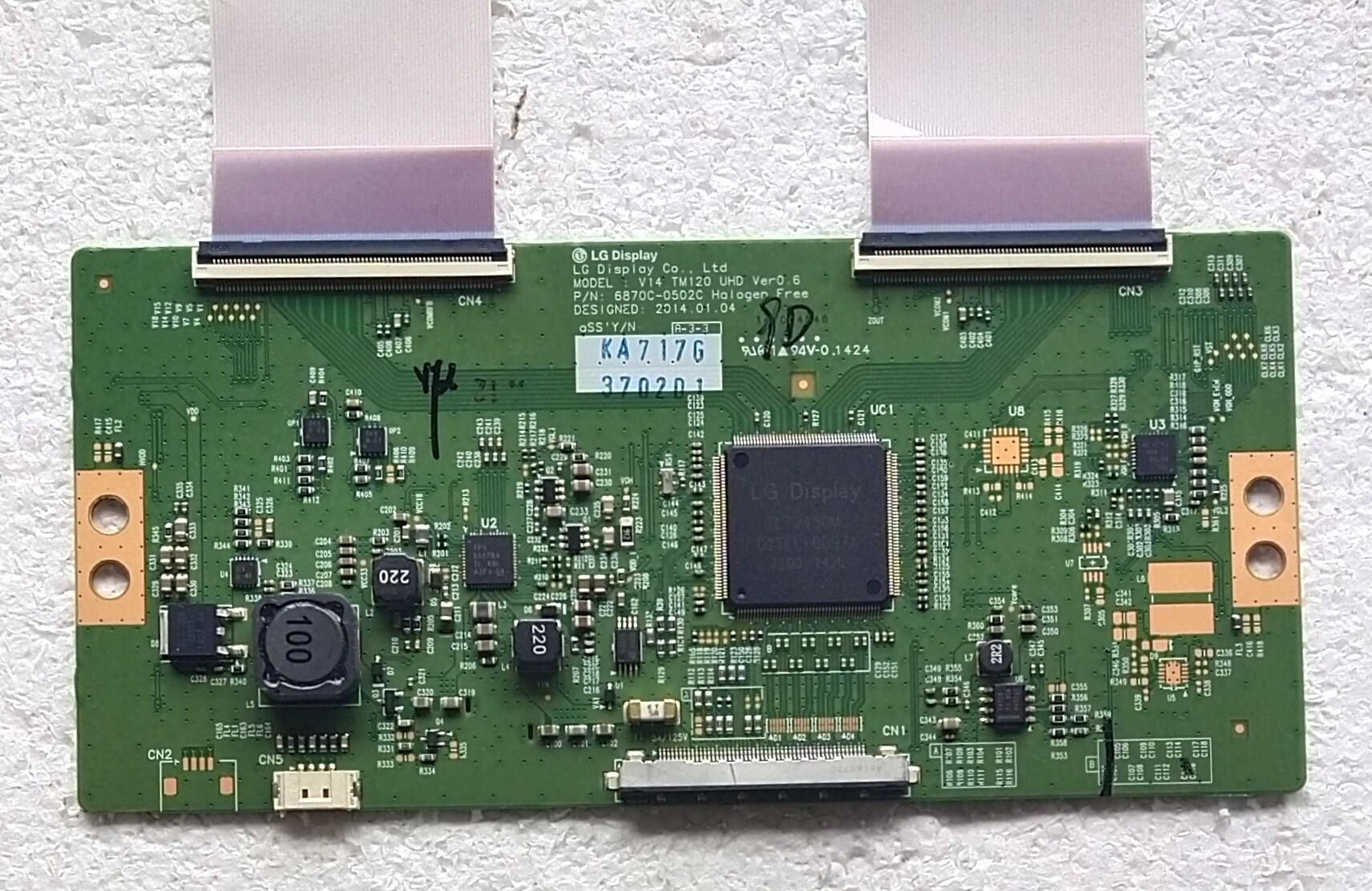 原装LG 49UB8300-CG逻辑板 6870C-0502A屏LC490EQE(XG)(F2)测试好