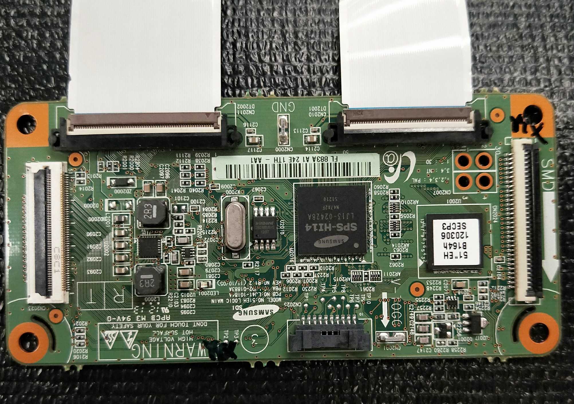 原装三星PS51E4500AIR等离子逻辑板LJ41-10184A屏S51AX-YB01实物