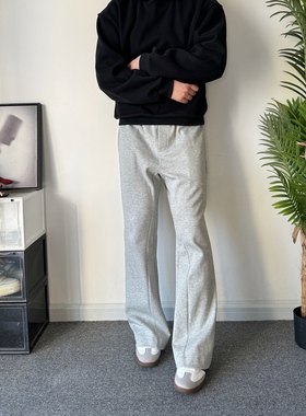 POPLAR CLASSIC 弯刀解构软糯微喇基础通勤休闲四季百搭卫裤