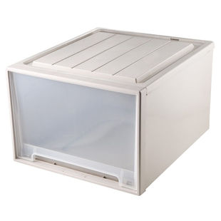 凡高(VENGO)收纳箱抽屉式收纳柜透明塑料衣物整理柜床底储物柜超