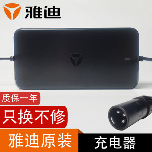 雅迪电动车原装锂电池专用充电器48V2A3A5A快充小金鼠DE3V20米乐