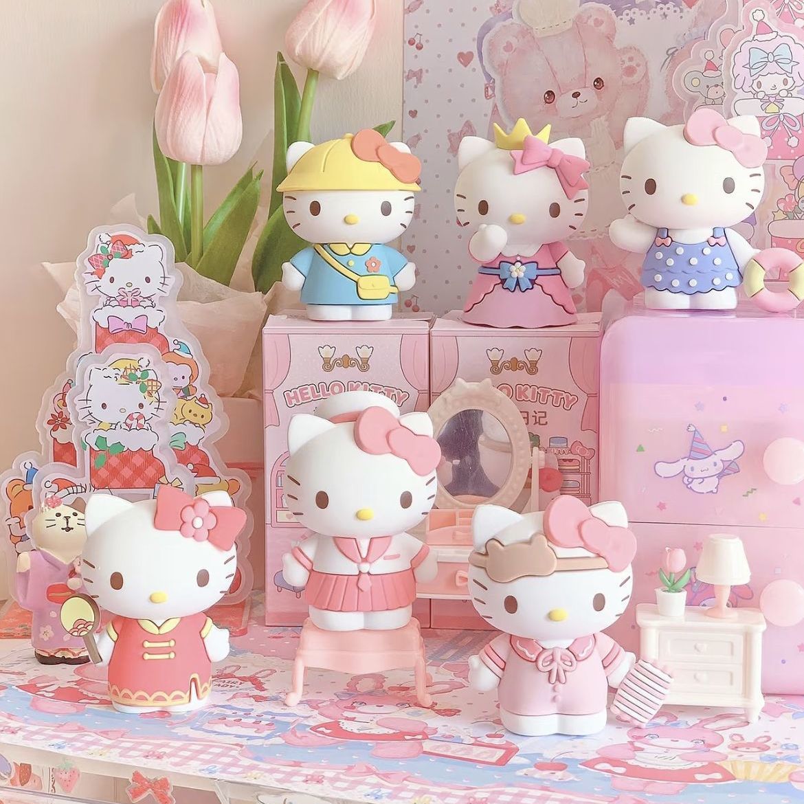 HelloKitty换装日记少女心摆件