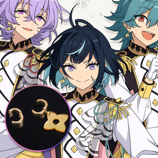 猫八 牙雾笑主cos耳夹耳饰Spri名都神无花群冬芽宝丈莱香偶像