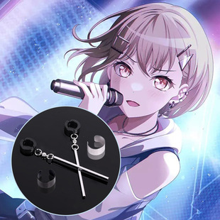 猫八 高松灯cos耳夹耳环耳饰BanG Dream mygo发夹发饰项链