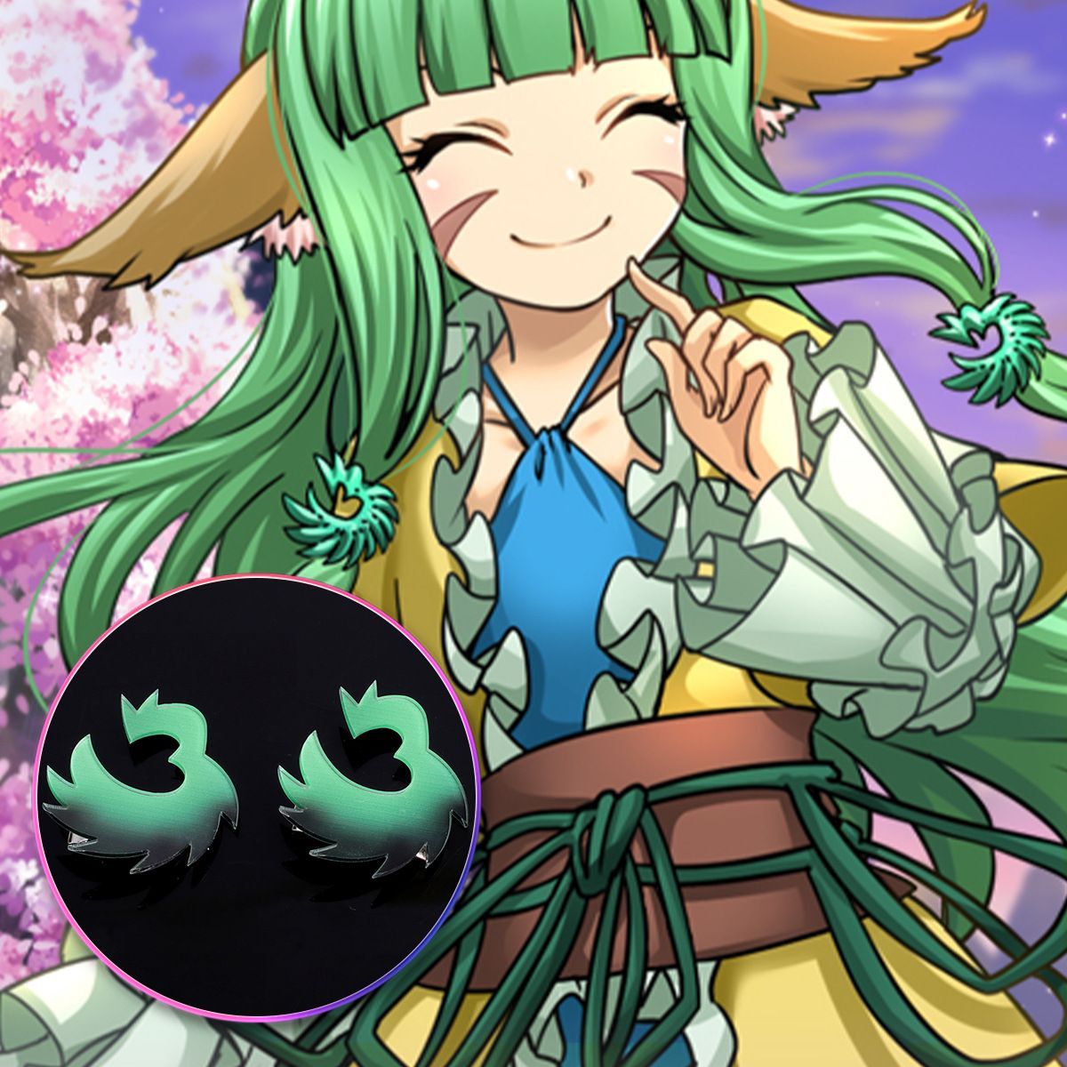 狐妖小红娘涂山容容发夹千面妖容发饰客老板头饰容容姐姐cos道具