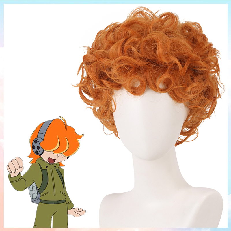 猫八吊带袜天使卷发cos假发