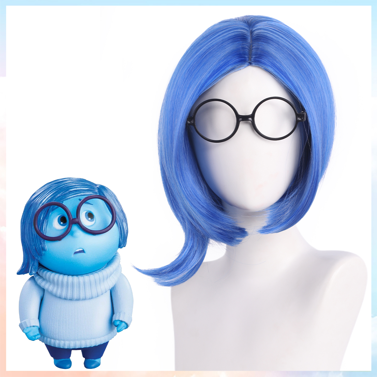 猫八头脑特工队忧忧cos假发