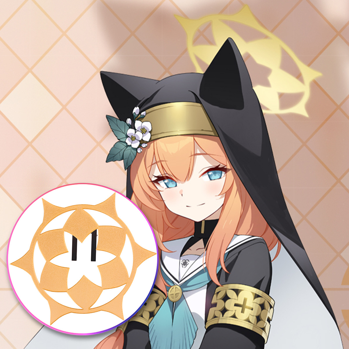 蔚蓝档案伊落玛丽COS光环