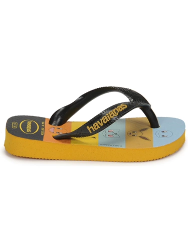 Havaianas Сланцы для мальчиков, пляжная черная летняя пляжная обувь, мягкая подошва