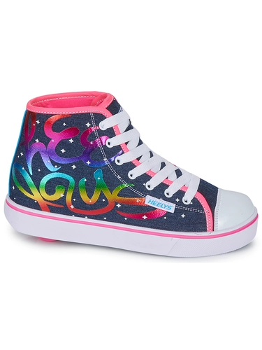 Heelys Girls's Shoes Sports Invisible шкивовые туфли с шнуровными ремнями High Top Shoes Multi-Coloring Spring и осень 2025 Новый стиль