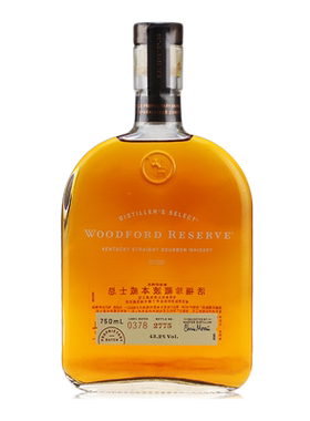 美国活福珍藏波本威士忌 进口洋酒肯塔基 酿酒师精选 WOODFORD