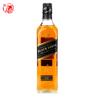 尊尼获加黑牌12年调配苏格兰酒700ml 黑方威士忌 洋酒John Walker