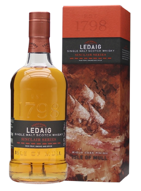 LEDAIG利得歌辛克莱系列单一麦芽苏格兰威士忌 英国进口洋酒700ml