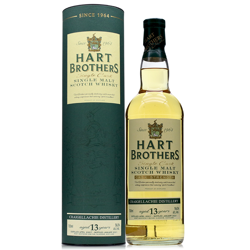 哈特兄弟克莱嘉赫13年单一麦芽苏格兰威士忌洋酒Hart Brothers