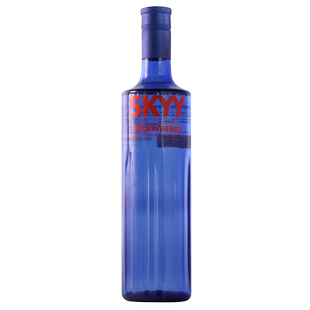 SKYY/深蓝草莓口味伏特加配制酒深蓝VODKA 美国进口洋酒 750ml