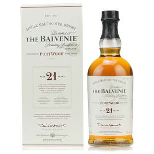 行货Balvenie百富21年单一麦芽威士忌 双桶陈酿 进口洋酒700ML40%