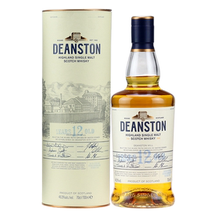 汀思图DEANSTON 12年单一麦芽苏格兰威士忌 汀斯顿12年威士忌洋酒