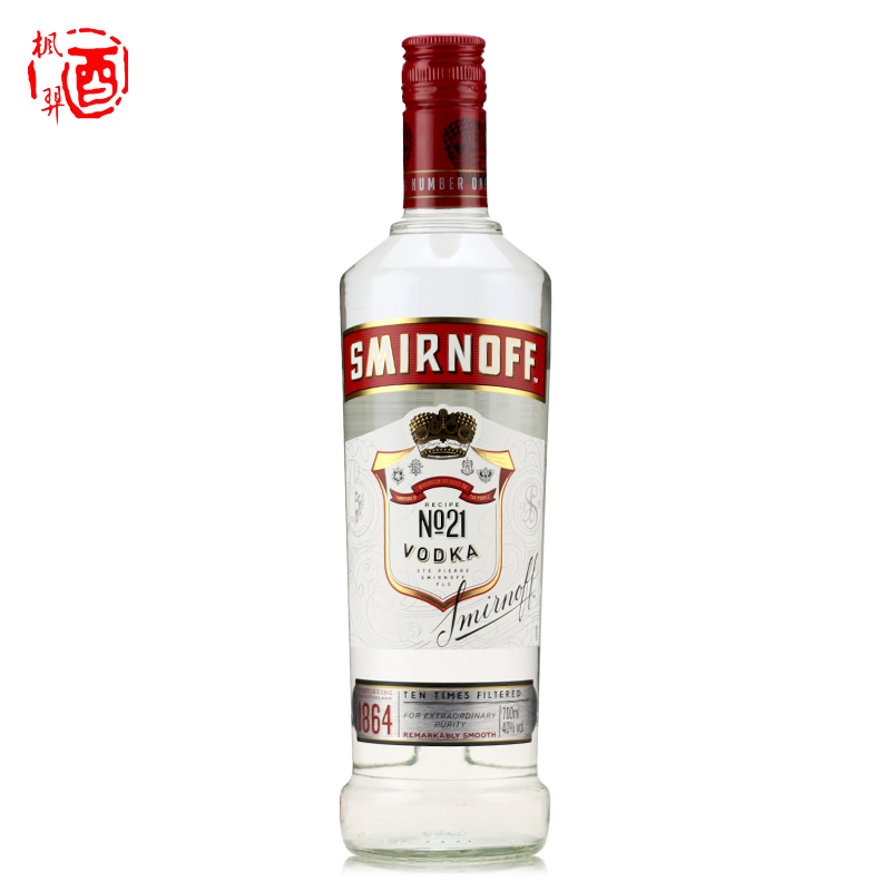 皇冠斯米诺红牌伏特加Smirnoff Vodka 洋酒进口鸡尾酒基酒烈酒 酒类 伏特加/Vodka 原图主图