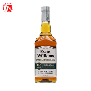 bourbon kentucky 白标50度爱威廉斯波本威士忌Evan williams