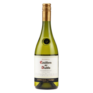 智利干露红魔鬼霞多丽干白葡萄酒 原装进口 Casillero del Diablo