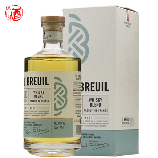 法国进口洋酒700ML BREUIL 布勒伊酒堡双重奏调和威士忌