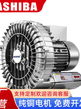 高压旋涡风机永磁直流电增氧机24v48v60v72v定制太阳能电池鼓风机