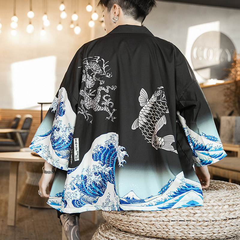 夏季薄款防晒外套中国风男装汉服复古风仙气服装男士道袍唐装古装|ruв категории Мужская одежда, национальная одежда - от Buy2taobao.com для оказания профессиональной услуги покупки агента Taobao