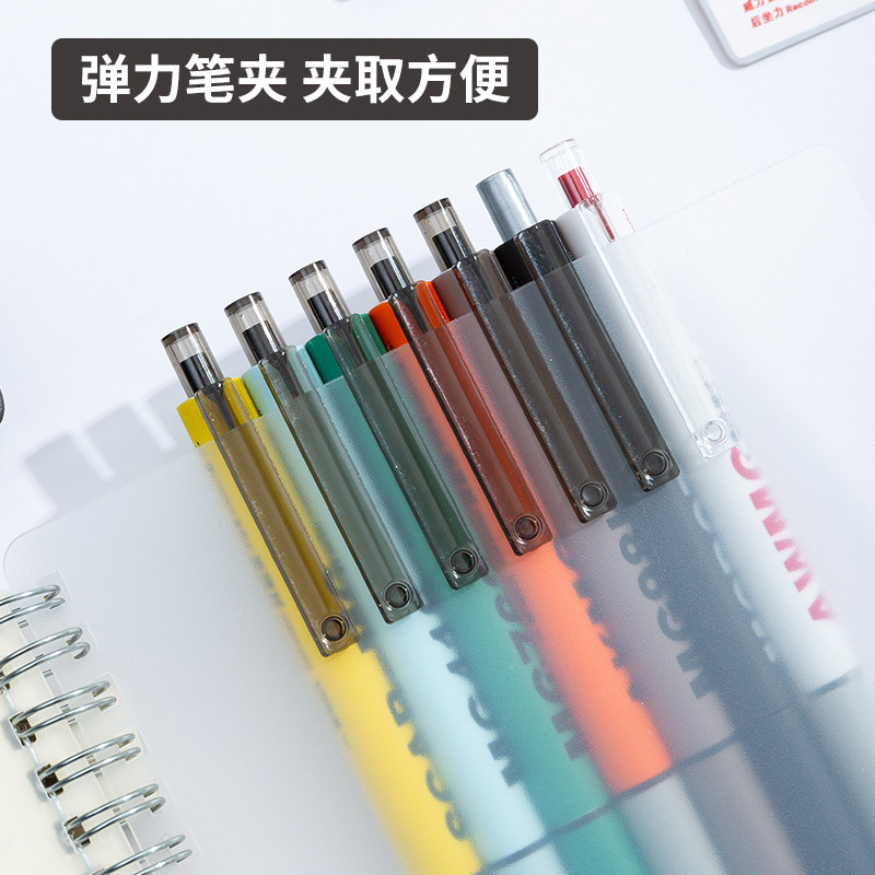 아침 가벼운 싸움 블라인드 박스 펜 젤 펜 검정 0.5 푸시 펜 학생 수성 펜 먹다 닭 총 서명 펜 스탠드 업 총 모양 펜 고급 소년 푸시 식 검정 펜 크리에이티브 문구