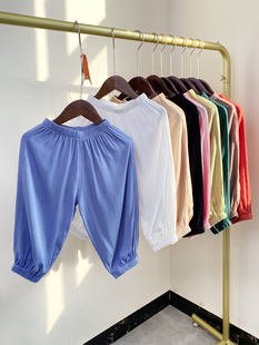 新款 夏装 男童防蚊裤 儿童运动裤 长裤 宽松冰丝透气速干裤 贝贝怡童装