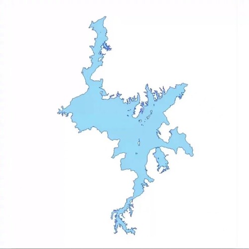 鄱阳湖矢量边界shp格式