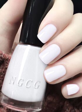 2026新款纯白色指甲油超白美甲护甲套装免烤快干持久不可剥可补漆