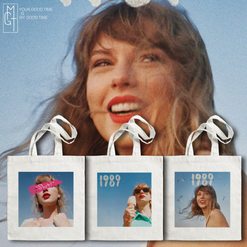 Taylor Swift 1989 霉霉帆布包 Taylor's version重录专辑 帆