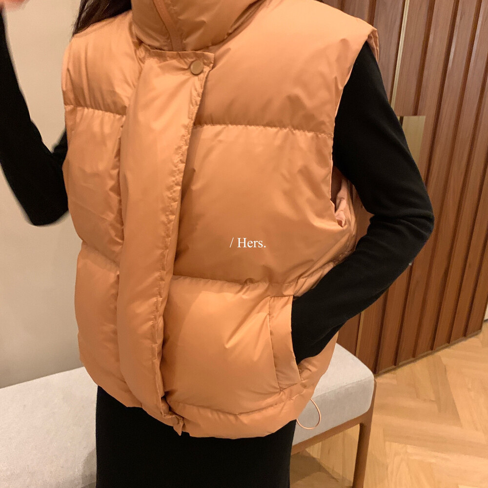 羽绒马甲女Hers韩系简约