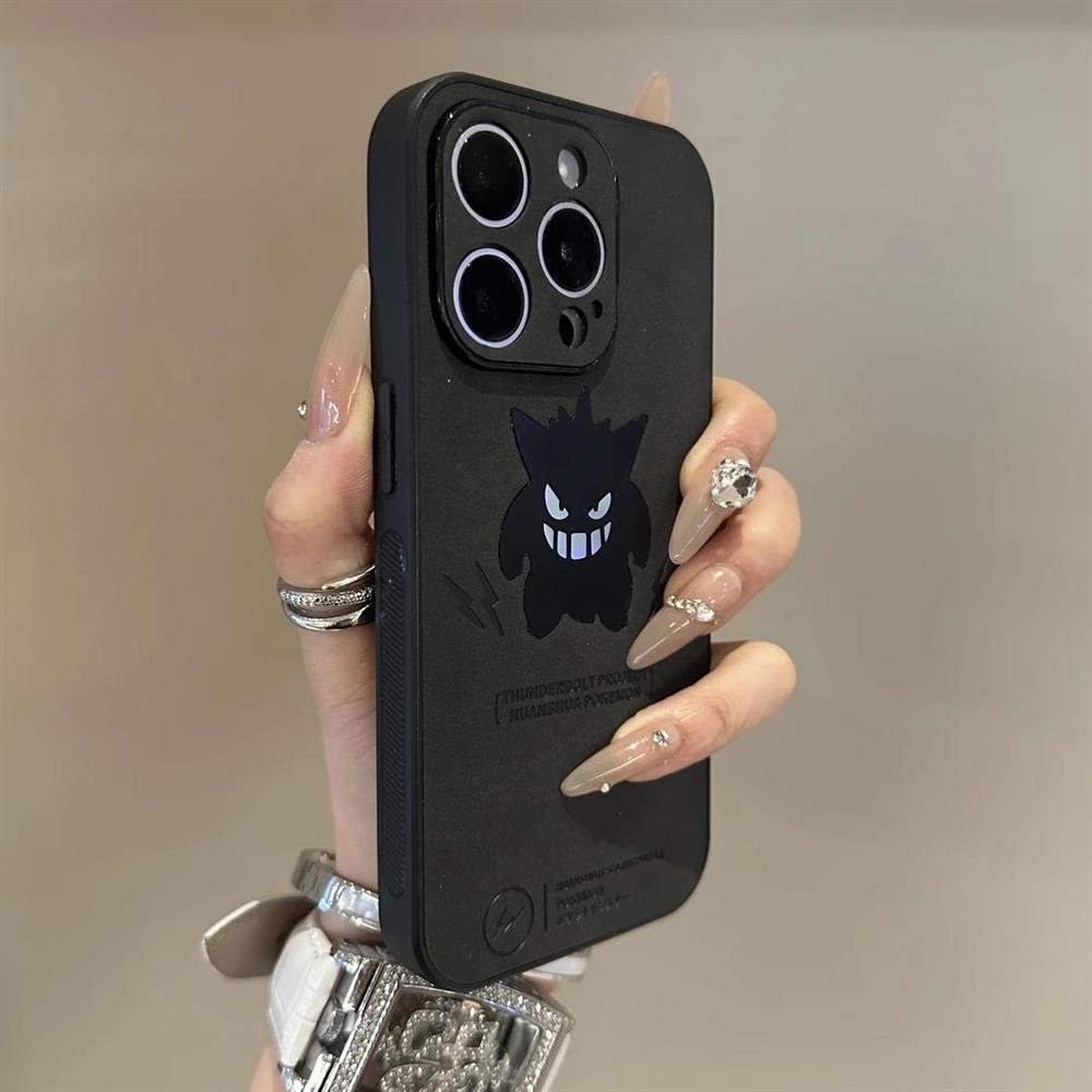 爆款镭射耿鬼适用iPhone15promax苹果14promax手机壳13高级12硬11