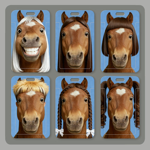 各种牛马卡套打工人饭卡套公交卡银行卡身份证地铁门禁卡胸牌壳