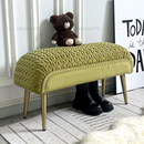 凳现代衣帽间沙发凳创意超窄床尾凳轻奢欧式 30宽不锈钢换鞋 长凳子