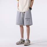 1009-S2046-P45-限价59刺绣字母短裤宽松直筒休闲五分裤夏季男士，男装休闲裤，四季星座1009