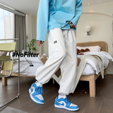 束脚工装裤男港风宽松小脚休闲九分裤子*1009-KK2102-P50-限价68，男装休闲裤，四季星座1009