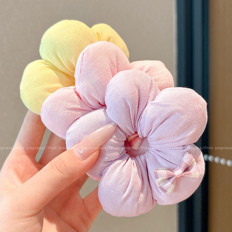 儿童可爱大肠花朵发圈甜美女童头绳小女孩扎头发皮筋宝宝发饰头饰