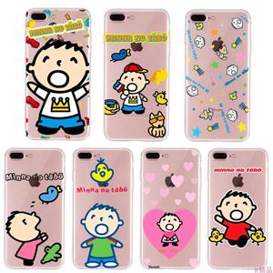 适用于苹果8plus可爱卡通大口仔大宝iphoneX 7p 6s手机壳透明全包