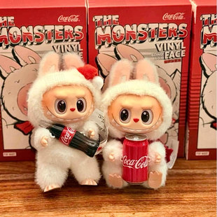 【直播】 POP MART 可口可乐 LABUBU搪胶公仔 盲盒 单个/整盒6个