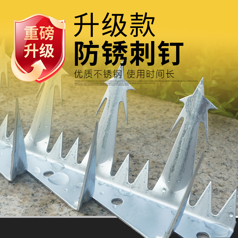 304不锈钢防爬刺钉热镀锌防盗刺防护网隔离别墅学校小区围墙专用