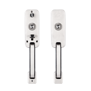 万嘉WANJIA通用新多防盗门单门双门老式大拉手按钮大把手锁具套装