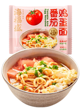 海福盛冻干非油炸面番茄鸡蛋面