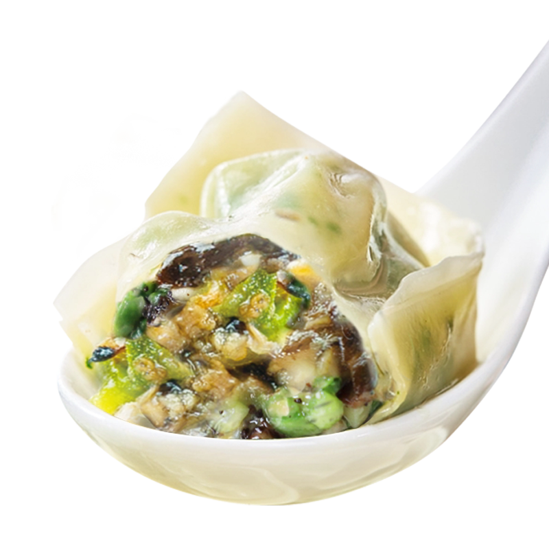 手工纯素馄饨荠菜黑松露玮世